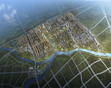 亳州北部新城陵西湖水系景观带城市设计